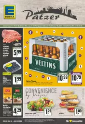 Gazetka promocyjna Edeka - Angebote der Woche - Gazetka - ważna od 08.10 do 08.10.2022 - strona 1 - produkty: beere, beeren, braten, deka, Donut, donuts, gulasch, heidelbeere, heidelbeeren, lebensmittel, pils, pilsener, salat, Schal, Schale, schinken, tee, Ti, veltins, veltins pilsener