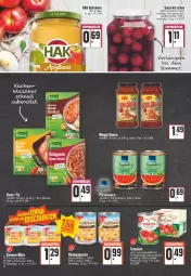 Gazetka promocyjna Edeka - Angebote der Woche - Gazetka - ważna od 08.10 do 08.10.2022 - strona 14 - produkty: apfel, apfelmus, auer, beutel, champignon, champignons, discount, eis, gewürz, kirsch, kirsche, kirschen, knorr, knorr fix, kräuter, kräutern, kuchen, maggi, mais, pizza, reis, sauce, sauerkirschen, tee, zucker