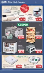 Gazetka promocyjna Combi - Prospekte - Gazetka - ważna od 04.02 do 04.02.2023 - strona 2 - produkty: Bank, bett, Blutdruckmessgerät, eis, elle, ente, Holz, kartoffel, Kinder, kissen, klapptritt, kräuter, kräutern, latte, leine, obst, reis, Ria, Schrank, schuhschrank, sitzbank, teller, Ti, tisch, überhitzungsschutz