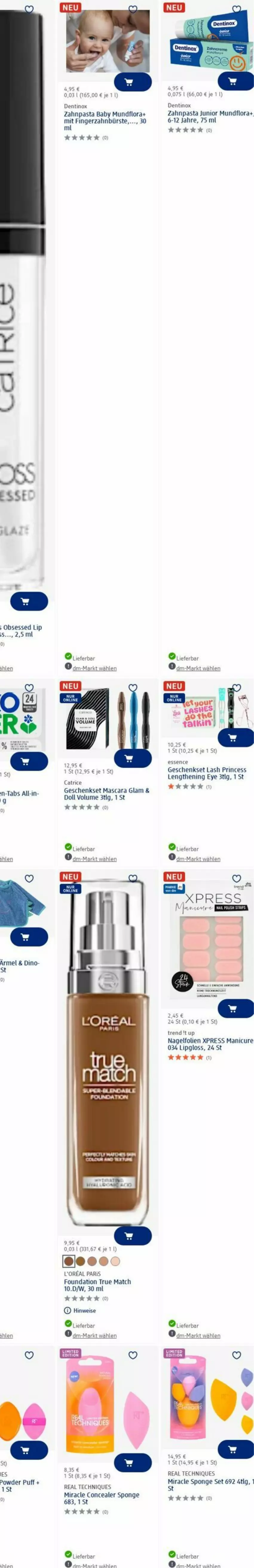 Aktueller Prospekt Dm Drogerie - Prospekte - von 14.07 bis 23.07.2025 - strona 3 - produkty: bürste, Dentinox, eier, eis, geschenkset, l'oreal, LG, Lipgloss, Mascara, pasta, Ti, zahnbürste, zahnpasta