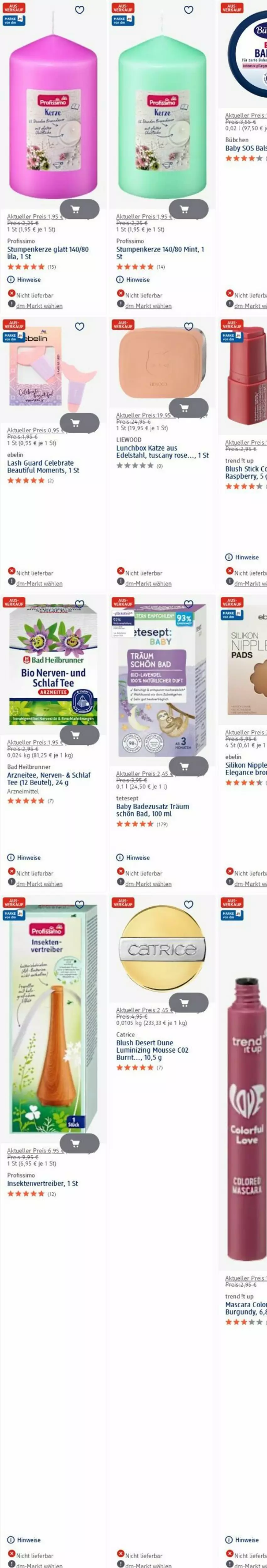Aktueller Prospekt Dm Drogerie - Prospekte - von 14.07 bis 23.07.2025 - strona 33 - produkty: Bad, beutel, bio, bübchen, edelstahl, eis, elle, kerze, lunchbox, Mascara, mint, mousse, Profissimo, raspberry, reis, sekt, sim, tee, Ti, Yo