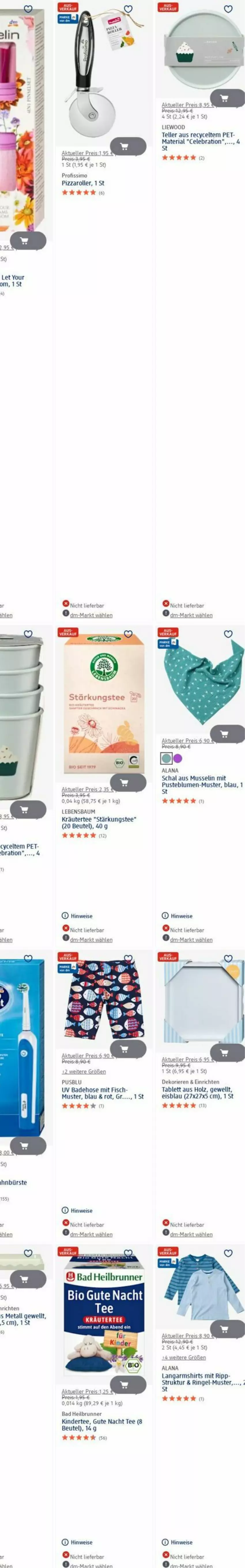 Aktueller Prospekt Dm Drogerie - Prospekte - von 14.07 bis 23.07.2025 - strona 36 - produkty: Bad, Badehose, beutel, bio, blume, blumen, bürste, eis, elle, fisch, Holz, hose, Kinder, kräuter, Langarmshirt, reis, Ria, ring, Roller, Schal, shirt, shirts, sim, tablet, tablett, tee, teller, Ti, usb, Yo
