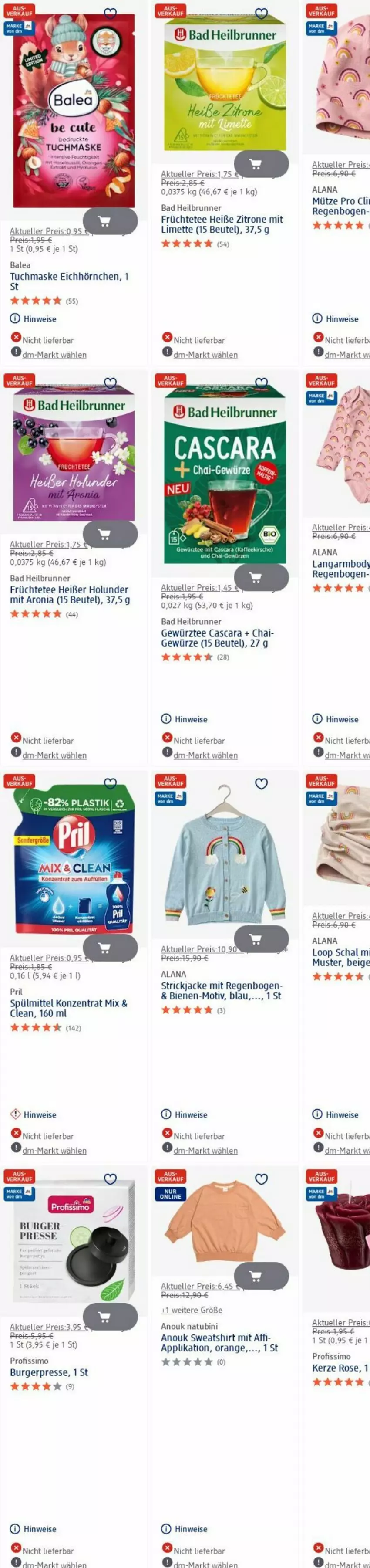 Aktueller Prospekt Dm Drogerie - Prospekte - von 14.07 bis 23.07.2025 - strona 37 - produkty: Bad, beutel, burger, eis, elle, früchte, Früchtetee, gewürz, holunder, hörnchen, Jacke, kerze, limette, Maske, Mett, Mütze, orange, pril, Profissimo, reis, Schal, shirt, sim, spülmittel, Strickjacke, Sweatshirt, tee, Ti, tuc, tuchmaske, uhr, zitrone, ZTE