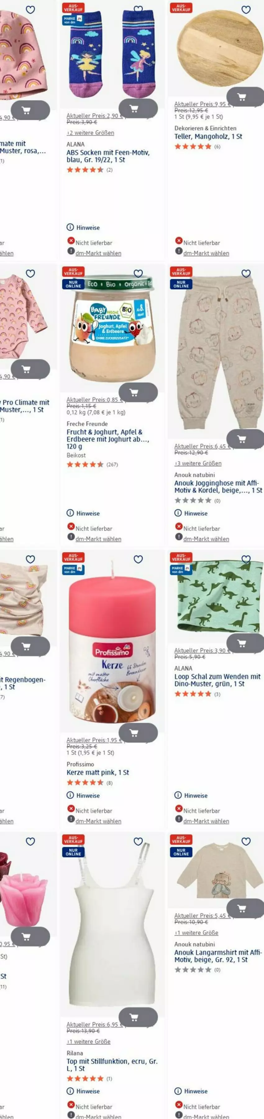 Aktueller Prospekt Dm Drogerie - Prospekte - von 14.07 bis 23.07.2025 - strona 38 - produkty: apfel, beere, eis, elle, erdbeere, freche freunde, frucht, gin, Holz, hose, Jogginghose, joghur, joghurt, kerze, Langarmshirt, mango, reis, Schal, shirt, socken, teller, Ti