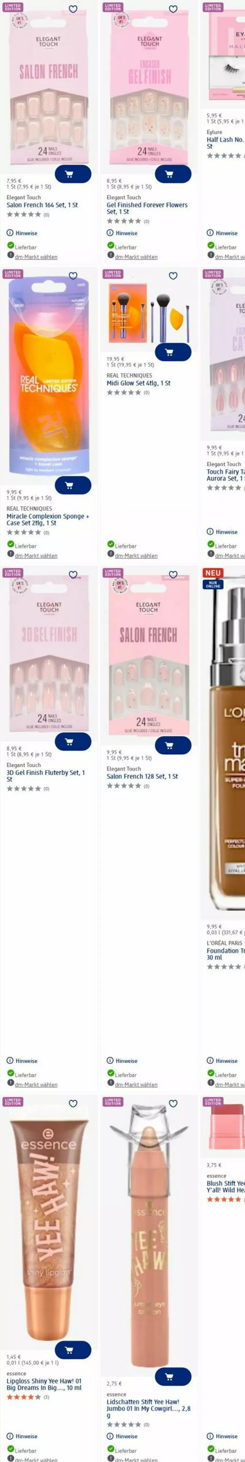 Aktueller Prospekt Dm Drogerie - Prospekte - von 14.07 bis 23.07.2025 - strona 4 - produkty: akku, deo, eis, fairy, Finish, Flowers, jumbo, l'oreal, LG, Lipgloss, mam, Ti, Wild