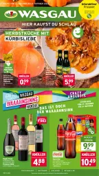 Gazetka promocyjna Wasgau - Gazetka - ważna od 31.10 do 31.10.2025 - strona 1 - produkty: alkohol, auer, aufstrich, coca-cola, cola, doppio passo, ecco, eis, elle, flasche, küche, Kürbis, Kürbiskernöl, mac, mw-flasche, nuss, passo, prosecco, reis, salat, salate, sauce, saucen, Ti, wein