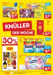 Gazetka promocyjna Netto Marken-Discount - Filial-Angebote - Gazetka - ważna od 15.04 do 15.04.2023 - strona 2 - produkty: actimel, bestpreis, eis, filegro, filet, iglo, ndk, papier, reis, schlemmer-filet, sunil, teigwaren, Ti, toilettenpapier, waschmittel, zewa