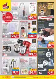 Gazetka promocyjna Netto Marken-Discount - Filial-Angebote - Gazetka - ważna od 15.04 do 15.04.2023 - strona 28 - produkty: armatur, armaturen, batterie, batterien, Becher, brot, cocktail, cocktails, decke, Deckel, edelstahl, eis, Geldbörse, kaffee, Kocher, küche, Küchen, kuchen, küchenmaschine, led-licht, leine, LG, Mixer, ndk, Radio, reis, rwe, Schneebesen, schüssel, Ti, Trinkhalme, wasser, wasserkocher, wein