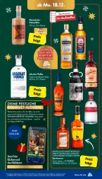 Gazetka promocyjna AldiSud - IN ZWEI WOCHEN - Gazetka - ważna od 23.12 do 23.12.2023 - strona 17 - produkty: Absolut Vodka, aldi, alle artikel ohne dekoration, aqua, aquavit, butter, butterkeks, decke, dekoration, eis, elle, flasche, gin, keks, LG, likör, Matusalem, Metaxa, nuss, osborne, Rauch, reis, rezept, rezepte, sahne, spirituosen, teller, Ti, veterano, vodka, weihnachten, ZTE