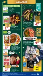 Gazetka promocyjna AldiSud - IN ZWEI WOCHEN - Gazetka - ważna od 23.12 do 23.12.2023 - strona 3 - produkty: aldi, aqua, aust, Austern, bio, Bio-Hackfleisch, chili, eis, elle, fisch, fische, Fischer, fleisch, forelle, garnelen, gsw, hackfleisch, jumbo, kräuter, lachs, LG, marinade, oder kräuter, paprika, pute, reis, rel, rind, Schere, schwein, schweine, schweinefleisch, Spezi, steak, steaks, Ti, wein, weine