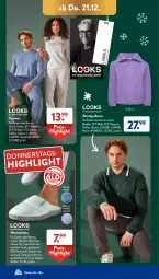 Gazetka promocyjna AldiSud - IN ZWEI WOCHEN - Gazetka - ważna od 23.12 do 23.12.2023 - strona 33 - produkty: decksohle, dell, eis, elle, Hausschuhe, Mode, Pullover, Pyjama, reis, Ria, schuhe, Strickpullover, Ti, tisch, wolle