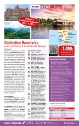 Gazetka promocyjna Rewe Reisen - Reiseprospekt - Gazetka - ważna od 26.04 do 26.04.2024 - strona 13 - produkty: Bad, Bau, blume, blumen, buch, deutschsprachige reiseleitung, dusche, eis, Eisenbahn, elle, erde, Esszimmer, fisch, fische, Fischer, gewürz, hochland, inklusivleistungen, küche, LG, Metro, Mode, natur, reis, reiseverlauf, rel, Skulptur, südwest, Ti, tisch, uhr, usb, wasser