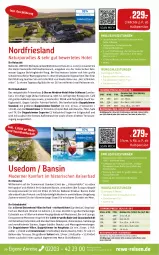 Gazetka promocyjna Rewe Reisen - Reiseprospekt - Gazetka - ważna od 26.04 do 26.04.2024 - strona 20 - produkty: arla, auer, axe, Bad, brut, buch, dusche, eis, ente, erde, Fahrrad, flasche, hering, Herings, inklusivleistungen, kaffee, kaffeemaschine, Kaiser, Kinder, küche, Küchen, kurtaxe, leine, LG, Liege, mars, Mode, natur, Nordsee, Parka, pool, reis, ring, salz, senseo, Ti, tisch, uhr, wasser, ZTE