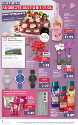 Gazetka promocyjna Kaufland - Gazetka - ważna od 04.05 do 04.05.2022 - strona 10 - produkty: aktionspreis, angebot, angebote, Armband, Armbanduhr, Bad, baileys, beere, beeren, Brei, coupon, dell, Duftkerze, eis, elle, erdbeere, erdbeeren, frucht, Geschenkbox, gewinnspiel, Glade, gutschein, himbeer, himbeere, himbeeren, HP, kerze, kneipp, LG, likör, mac, Manner, Mett, Mode, orchidee, reis, rezept, rezepte, sahne, Schal, Schale, schaumbad, sofortrabatt, Spiele, stube, Ti, topf, topf ø 12 cm, übertopf, uhr, vanille, ZTE