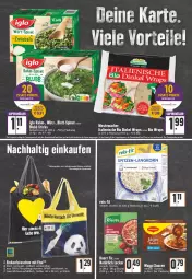 Gazetka promocyjna Edeka - Angebote der Woche - Gazetka - ważna od 26.03 do 26.03.2022 - strona 14 - produkty: angebot, angebotspreis, beutel, bio, bolognese, Clin, deutschlandcard, Einkaufstasche, eis, erde, iglo, knorr, knorr fix, kochbeutel, LG, mac, maggi, mestemacher, rahm-spinat, reis, rwe, sauce, saucen, spinat, Tasche, taschen, tee, Ti, wrap, wraps
