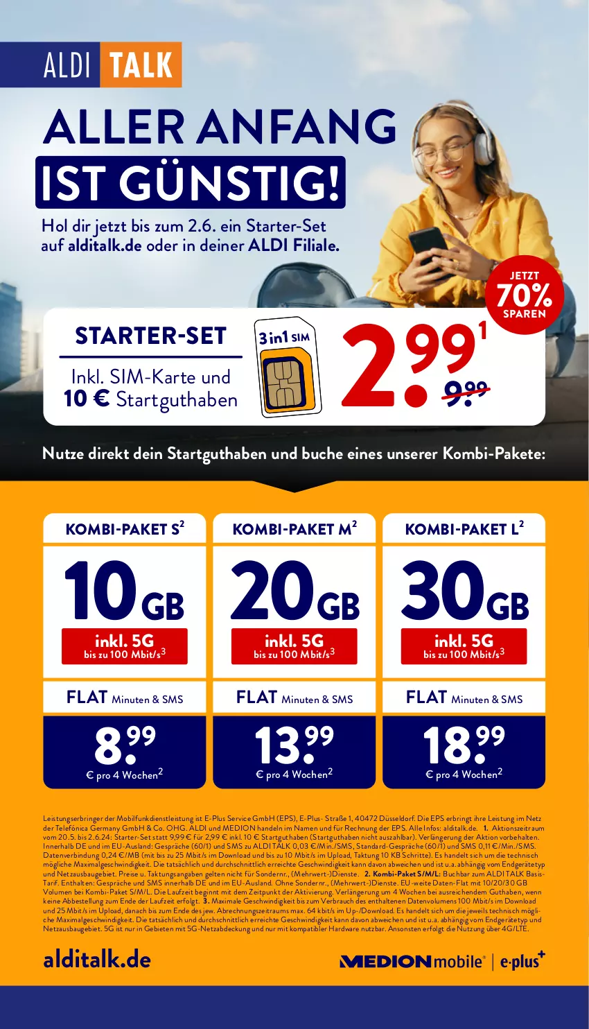 Aktueller Prospekt Aldi Nord - Von Montag - von 27.05 bis 01.06.2024 - strona 39 - produkty: aldi, aldi talk, Bau, buch, eis, Germ, gin, hardware, LG, medion, Rauch, reis, ring, rwe, sim, Ti, usb