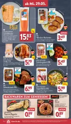 Gazetka promocyjna Aldi Nord - Von Montag - Gazetka - ważna od 01.06 do 01.06.2024 - strona 26 - produkty: aqua, backwaren, baguette, braten, Donut, eis, ente, filet, filets, fleisch, geback, gewürz, gin, grill, gulasch, Heu, küche, Küchen, lachs, lachsfilet, lachsfilets, mars, milch, Ofen, peperoni, Peroni, Ria, rind, schinken, schoko, schokolade, schokoladen, schwein, schweine, schweinenacken, steak, steaks, steinofen, suppe, suppen, suppenfleisch, Ti, tisch, wein, weine, ZTE