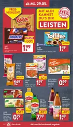 Gazetka promocyjna Aldi Nord - Von Montag - Gazetka - ważna od 01.06 do 01.06.2024 - strona 30 - produkty: aldi, angebot, angebote, bertolli, beutel, biscotto, brot, coconut, eis, elle, flasche, frucht, fruchtsaft, Hohes C, kaffee, knorr, mars, olive, oliven, olivenöl, reis, reis-fit, saft, sauce, storck, teller, Ti, toffifee