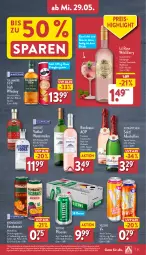 Gazetka promocyjna Aldi Nord - Von Montag - Gazetka - ważna od 01.06 do 01.06.2024 - strona 31 - produkty: Absolut Vodka, alkohol, beere, beeren, brause, cocktail, drink, eis, eiswürfel, elle, erfrischungsgetränk, fassbrause, flasche, getränk, gin, irish whiskey, krombache, krombacher, mac, pils, pilsener, pringles, reis, ring, rotkäppchen, sekt, teller, Ti, tullamore, veltins, veltins pilsener, vodka, wein, Weißwein, whiskey, Wild, wild berry, würfel, ZTE