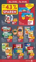 Gazetka promocyjna Aldi Nord - Von Montag - Gazetka - ważna od 01.06 do 01.06.2024 - strona 5 - produkty: aufstrich, aus der tiefkühlung, backfisch, beutel, bio, brot, brotaufstrich, danone, danone fruchtzwerge, dell, dovgan, eis, elle, fisch, flasche, frikadellen, frucht, fruchtzwerge, kuchen, milch, Müller, müllermilch, Nordsee, pelmeni, Pfannkuchen, reis, rügenwalder, Spezi, suppe, Tasche, taschen, taschki, Ti, wurst, ZTE