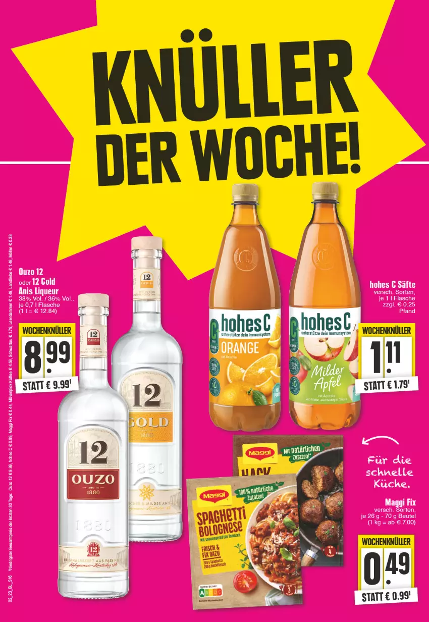 Aktueller Prospekt Edeka - Angebote der Woche - von 02.01 bis 07.01.2023 - strona 16