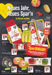 Gazetka promocyjna Edeka - Angebote der Woche - Gazetka - ważna od 07.01 do 07.01.2023 - strona 7 - produkty: avocado, avocados, banane, bananen, beutel, discount, eis, erde, kartoffel, kartoffeln, mango, mangos, paprika, pflaume, pflaumen, reis, Schal, Schale, speisekartoffeln, tafeläpfel, Tasche, tee, Ti, tomate, tomaten, tragetasche