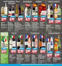 Gazetka promocyjna Hit - Wochenprospekt - Gazetka - ważna od 27.01 do 27.01.2024 - strona 14 - produkty: aperitif, bacardi, bio, cola, cuvée, drink, eis, ente, Etiqueta Blanca, finesse, flasche, frucht, früchte, früchten, korn, kräuter, kräuterlikör, likör, lillet, natur, natura, osborne, Pinot, pinot grigio, primitivo, puschkin wodka, rebsortenweine, reis, Ria, riesling, rioja, rotkäppchen, saft, Ti, veterano, vodka, wein, weine, wilthener, wodka, zonin, ZTE