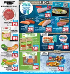 Gazetka promocyjna Hit - Wochenprospekt - Gazetka - ważna od 27.01 do 27.01.2024 - strona 6 - produkty: aqua, aus dem kühlregal, bio, braten, eintopf, eis, elle, filet, filets, finesse, fisch, fische, Fischer, fischstäbchen, fischtheke, fleisch, fleischwurst, followfish, frischfisch, Geflügel, gin, grill, gutfried, Hähnchenfleisch, hering, herta, herta finesse, ideal zum braten, iglo, kabeljaufilet, knoblauch, kräuter, kühlregal, lachs, lachsfilet, mac, mit knoblauch, mit paprika, natur, Ofen, paprika, Popp, regal, reis, ring, Rotbarsch, rotbarschfilet, saft, salami, salz, Schal, Schale, Schere, steak, steaks, teller, thunfisch, Ti, tisch, topf, wiesenhof, wiltmann, wurst, ZTE