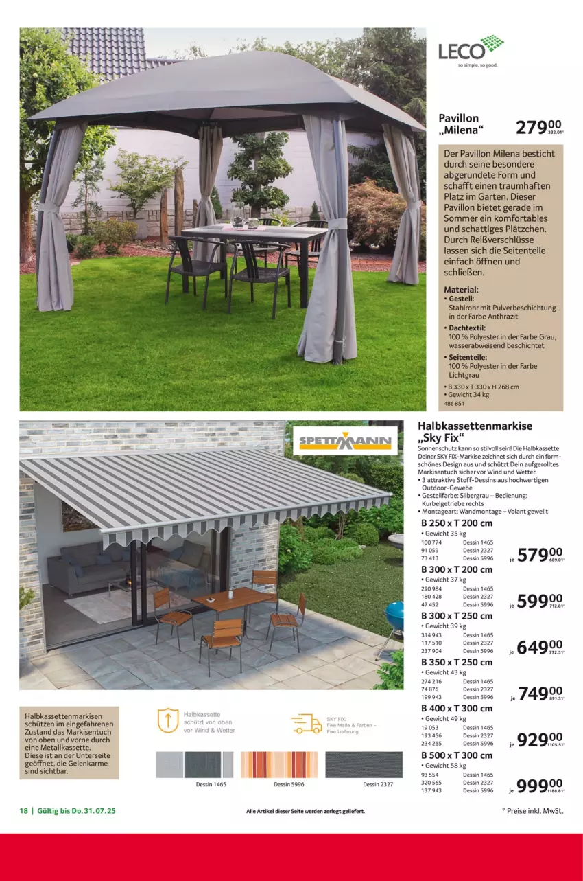 Aktueller Prospekt Selgros - Non Food - von 15.05 bis 21.05.2025 - strona 18 - produkty: eis, ente, erde, Garten, Lätzche, leco, LG, pavillon, reis, Ria, Schütze, sim, sonnenschutz, Ti, tuc, wasser