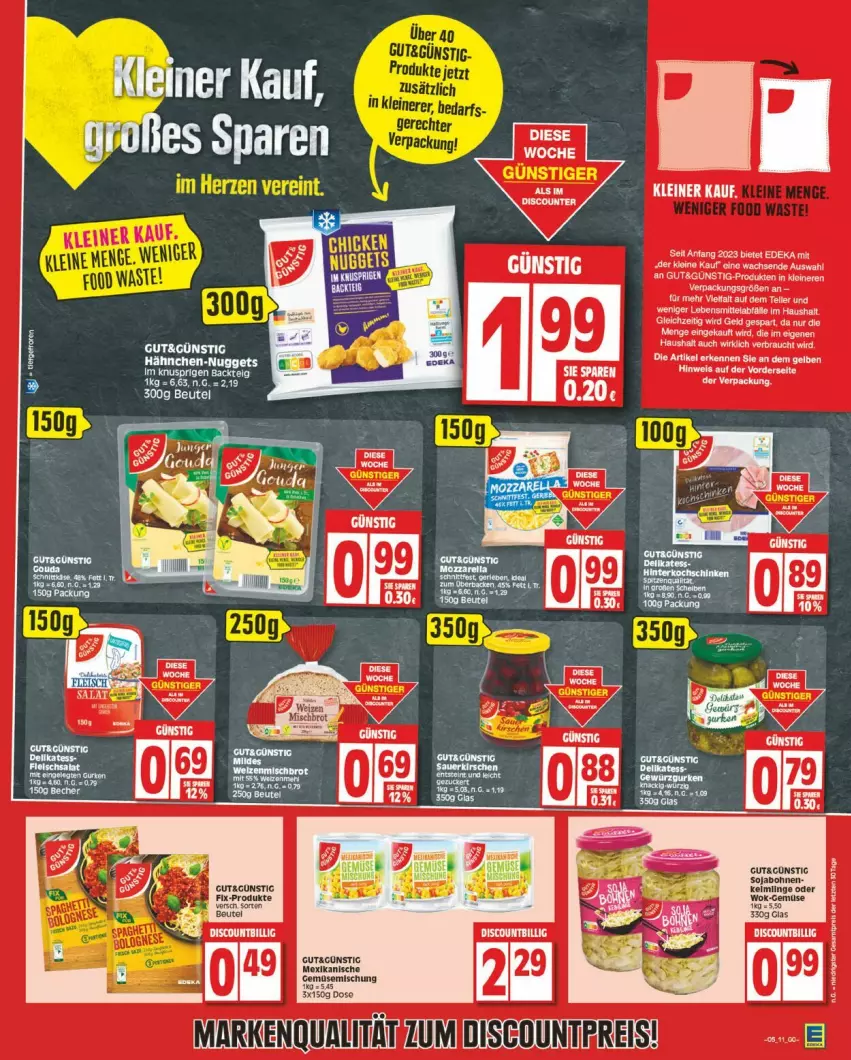 Aktueller Prospekt Edeka - Prospekte - von 29.01 bis 03.02.2024 - strona 11 - produkty: Becher, beutel, bohne, bohnen, brot, discount, eis, elle, ente, leine, reis, soja, tee, teller, Ti, weizenmischbrot, wok