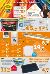 Gazetka promocyjna  - Gazetka - ważna od 18.10 do 18.10.2025 - strona 3 - produkty: aust, batterie, brie, eimer, ente, fassadenfarbe, Fußmatte, Handy, innenfarbe, lack, Lacke, Leuchte, lion, Luftentfeuchter, Rauch, Schal, steckdose, Ti, venus, wasser