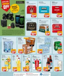 Gazetka promocyjna Rewe - Diese Woche im Angebot! - Gazetka - ważna od 16.04 do 16.04.2022 - strona 24 - produkty: aktionspreis, Alwa, angebot, angebote, Berger, bier, bio, bio limo, bitburger, budweiser, burger, Cif, coca-cola, cola, drink, eis, energy drink, erde, erdinger, gewinnspiel, granini, granini die limo, heineken, könig pilsener, LG, limo, mineralwasser, monster, Monster Energy, pils, pilsener, pilsner, premium pils, radeberger, radeberger pilsner, reis, saft, tee, telefon, Ti, uhr, veltins, vio bio limo, vittel, volvic, wasser, WICK