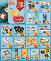 Gazetka promocyjna Rewe - Diese Woche im Angebot! - Gazetka - ważna od 16.04 do 16.04.2022 - strona 9 - produkty: actimel, actimel drink, aktionspreis, apostels, bärenmarke, caffè latte, danone, danone actimel drink, Dany, dany sahne, drink, ehrmann, eis, emmi, fleisch, fleischsalat, garnelen, Griechischer Joghurt, homann, joghur, joghurt, Kefir, kondensmilch, kräuter, krone, lachs, landliebe, latte, milch, mousse, Müller, natur, nestlé, pudding, quark, rama, Räucherlachs, reis, sahne, salat, speisequark, Ti, zaziki