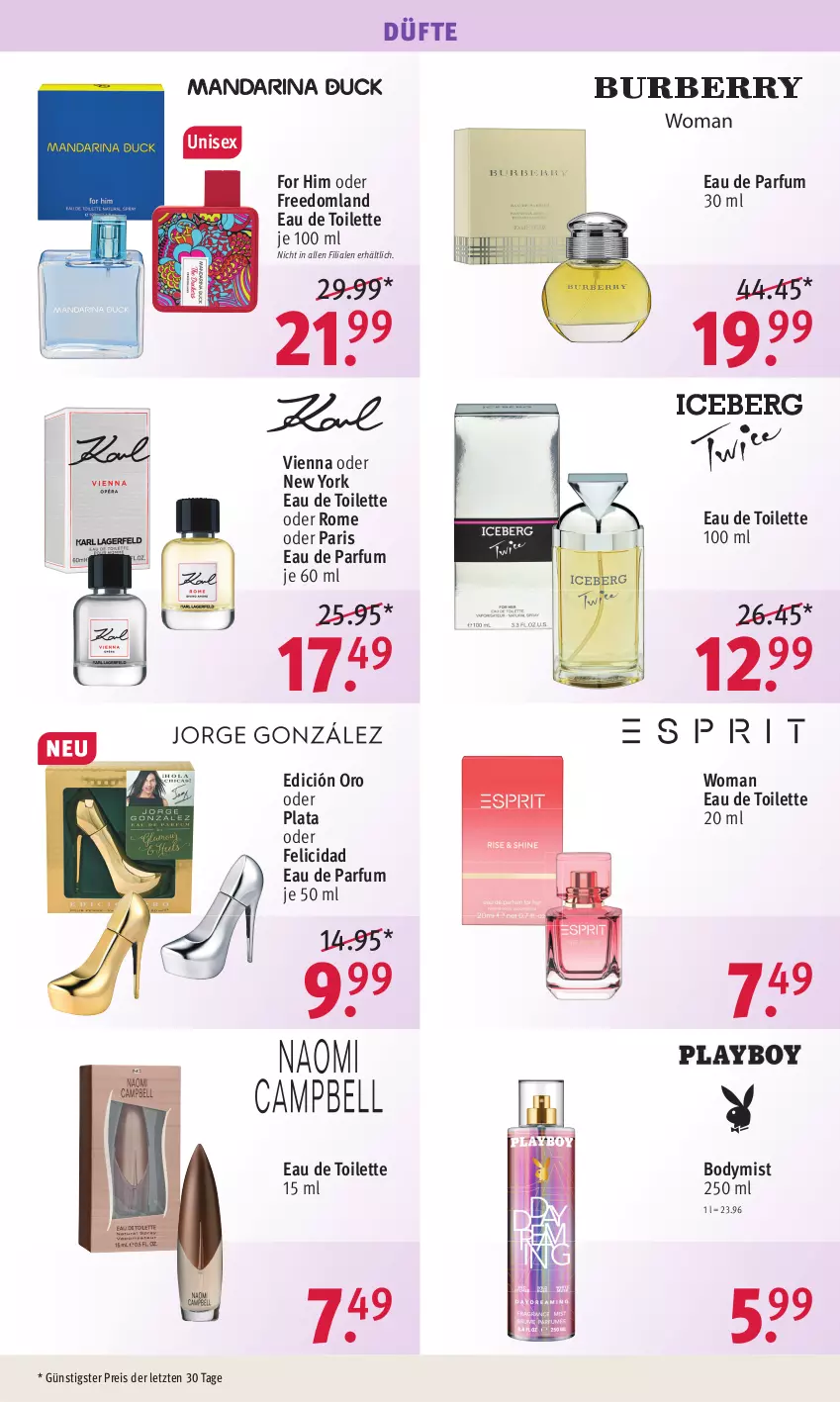 Aktueller Prospekt Rossmann - Prospekte - von 17.07 bis 21.07.2023 - strona 4 - produkty: body, Eau de parfum, eau de parfum 30 ml, eau de toilette, eau de toilette 100 ml, eis, parfum, reis, Ti, Yo, ZTE