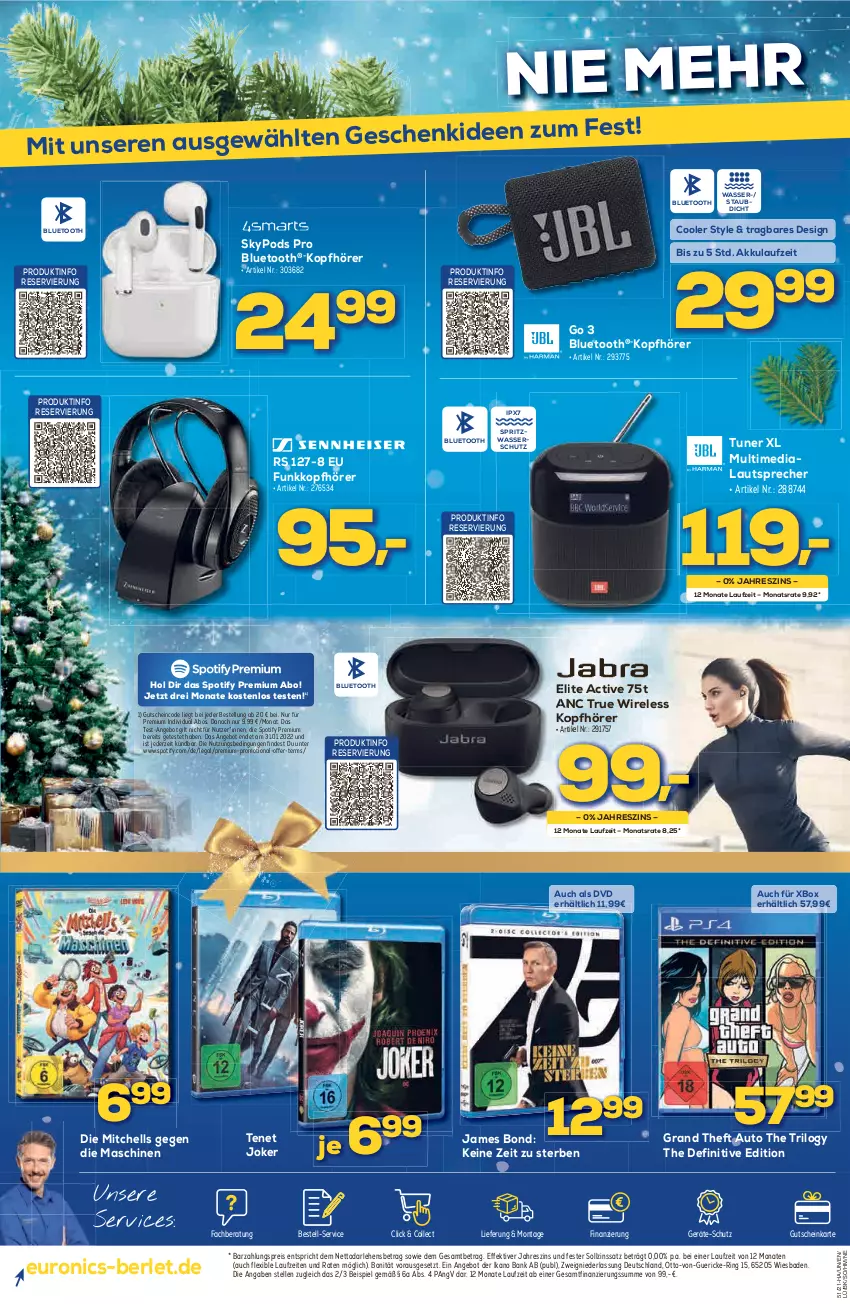 Aktueller Prospekt Berlet - Achtung!  - von 19.12 bis 26.12.2021 - strona 4 - produkty: akku, angebot, auto, Bad, Bank, dvd, eis, elle, gutschein, kopfhörer, lautsprecher, Pods, reis, rel, ring, Ti, tuner, wasser, Xbox