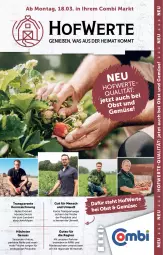 Gazetka promocyjna Combi - Prospekte - Gazetka - ważna od 23.03 do 23.03.2024 - strona 1 - produkty: Bau, ente, LG, nuss, obst, Obst und Gemüse, sac, Sport, und gemüse