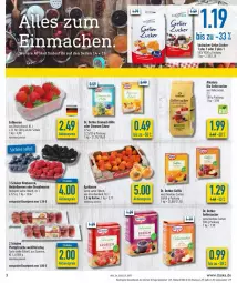 Gazetka promocyjna Diska - Prospekte - Gazetka - ważna od 18.06 do 18.06.2022 - strona 3 - produkty: aktionspreis, aprikose, aprikosen, beere, beeren, bio, brombeere, brombeeren, Dr. Oetker, droetker, eis, erdbeere, erdbeeren, fleisch, gelierzucker, heidelbeere, heidelbeeren, himbeer, himbeere, himbeeren, mac, natur, natura, pfirsich, pfirsiche, plattpfirsiche, reis, rohrzucker, Schal, Schale, südzucker, Ti, zitrone, zitronen, ZTE, zucker