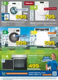 Gazetka promocyjna Euronics - Prospekte - Gazetka - ważna od 30.07 do 30.07.2023 - strona 2 - produkty: angebot, auto, Bau, beko, besteck, Cap, einbau-herdset, eis, elle, ente, geschirr, geschirrspüler, herdset, korb, leine, miele, rum, siemens, Spektrum, Ti, Trockner, wärmepumpentrockner