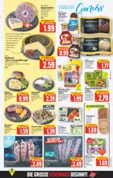 Gazetka promocyjna E Center - Angebote der Woche - Gazetka - ważna od 27.08 do 27.08.2022 - strona 6 - produkty: appenzeller, Beemster, beutel, bio, braten, braun, brot, burlander, deka, di bufala, Dinkelbrot, disney, Donut, edeka bio, eis, elle, emmi, filet, fisch, fischstäbchen, flasche, frischkäse, garnelen, gewürz, gin, grill, hartkäse, ideal zum braten, iglo, Käse, kräuter, kräutern, lachs, lachsfilet, langnese, lasagne, mac, milch, milram, monati, mövenpick, mozzarella, nuss, paprika, rel, rind, Rotbarsch, rotbarschfilet, rwe, saft, sahne, salat, sauce, saucen, Schal, Schale, schnittkäse, Schöller, Schwartau, schweizer hartkäse, schweizer schnittkäse, Ti, tisch, Vegeta, WICK, zucker