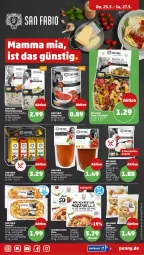 Gazetka promocyjna Penny - Prospekte - Gazetka - ważna od 27.05 do 27.05.2023 - strona 27 - produkty: ACC, basilikum, beutel, bio, brötchen, flasche, Focaccia, kräuter, margherita, mozzarella, olive, pasta, pasta-sauce, rel, sauce, spargel, tee, Ti, tomate, tomate-basilikum