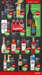 Gazetka promocyjna Penny - Prospekte - Gazetka - ważna od 27.05 do 27.05.2023 - strona 29 - produkty: amaro, aperitif, asti, bio, bio limo, campari, cin, cinzano, Cinzano Asti, elle, fisch, flasche, früchte, Geflügel, kräuter, kräuterlikör, latte, likör, limo, martini, orange, orangen, pasta, Peroni, puma, san pellegrino, spumante, Ti, trauben, Vegeta, Vino Spumante, wein