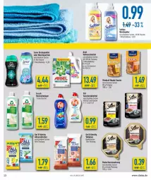 Gazetka promocyjna Diska - Prospekte - Gazetka - ważna od 12.03 do 12.03.2022 - strona 13 - produkty: Allzwecktücher, ariel, Bodentücher, Duck, flasche, Frosch, geschirr, katzennahrung, kraft, lenor, LG, pril, reiniger, Schal, Schale, sheba, snack, snacks, Softlan, Ti, tücher, vita, vitakraft, vollwaschmittel, wäscheparfüm, waschmittel, weck, weichspüler