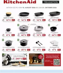 Gazetka promocyjna Edeka - Prospekte - Gazetka - ważna od 14.08 do 14.08.2026 - strona 25 - produkty: Backform, bambus, decke, Deckel, deka, eis, elle, gewinnspiel, Glasdeckel, handtücher, KitchenAid, Kochtopf, küche, Küchen, küchenmaschine, Löffel, pasta, pfanne, Quiche, reis, schmorpfanne, schüssel, stielkasserolle, Ti, topf, tücher