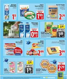 Gazetka promocyjna Edeka - Prospekte - Gazetka - ważna od 14.08 do 14.08.2026 - strona 7 - produkty: albray, arla, aufstrich, babybel, bärenmarke, Becher, Bergkäse, beutel, Blüte, chaumes, chavroux, cheddar, deka, eis, fisch, fische, frische milch, frischkäse, haltbare milch, Heu, heumilch, Käse, kerrygold, milch, pfeffer, reis, Saint Agur, saint albray, sim, weihenstephan, zitrone, zitronen, ZTE