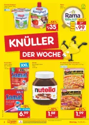 Gazetka promocyjna Netto Marken-Discount - Filial-Angebote - Gazetka - ważna od 20.08 do 20.08.2022 - strona 2 - produkty: almighur, almighurt, bestpreis, creme, die ofenfrische, Dr. Oetker, ehrmann, ehrmann almighurt, eis, ndk, nuss, nutella, Ofen, pizza, rama, reis, somat, Ti, versandkostenfrei