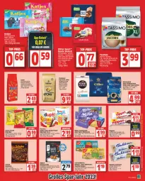 Gazetka promocyjna Edeka - Angebote der Woche - Gazetka - ważna od 28.01 do 28.01.2023 - strona 13 - produkty: aeg, auto, bahlsen, ball, beutel, bohne, bohnen, bonbons, brötchen, butter, comtess, daim, dallmayr, deka, duplo, ente, espresso, espresso oder, ferrero, funny-frisch, kaffee, karamell, Kinder, KnabberSnack, korn, kraft, kuchen, mandel, milka, milka schokolade, mövenpick, nippon, pom-bär, rel, riegel, saft, schoko, schokolade, schokoladen, sim, snack, Sport, storck, tassimo, Ti, tisch, toast, tomate, tomaten, vollautomaten