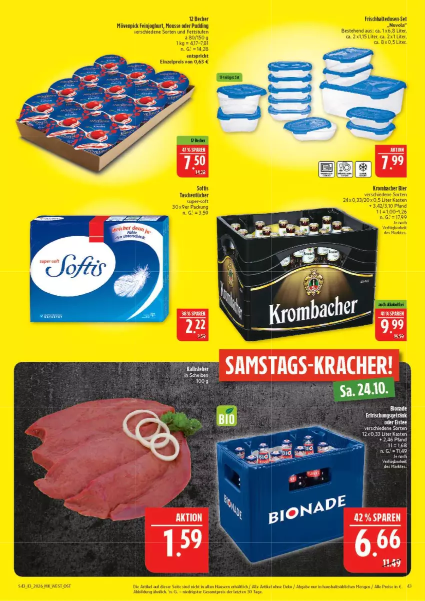 Aktueller Prospekt Marktkauf - Prospekt - von 18.10 bis 24.10.2026 - strona 43 - produkty: bio, bionade, eis, eistee, tee