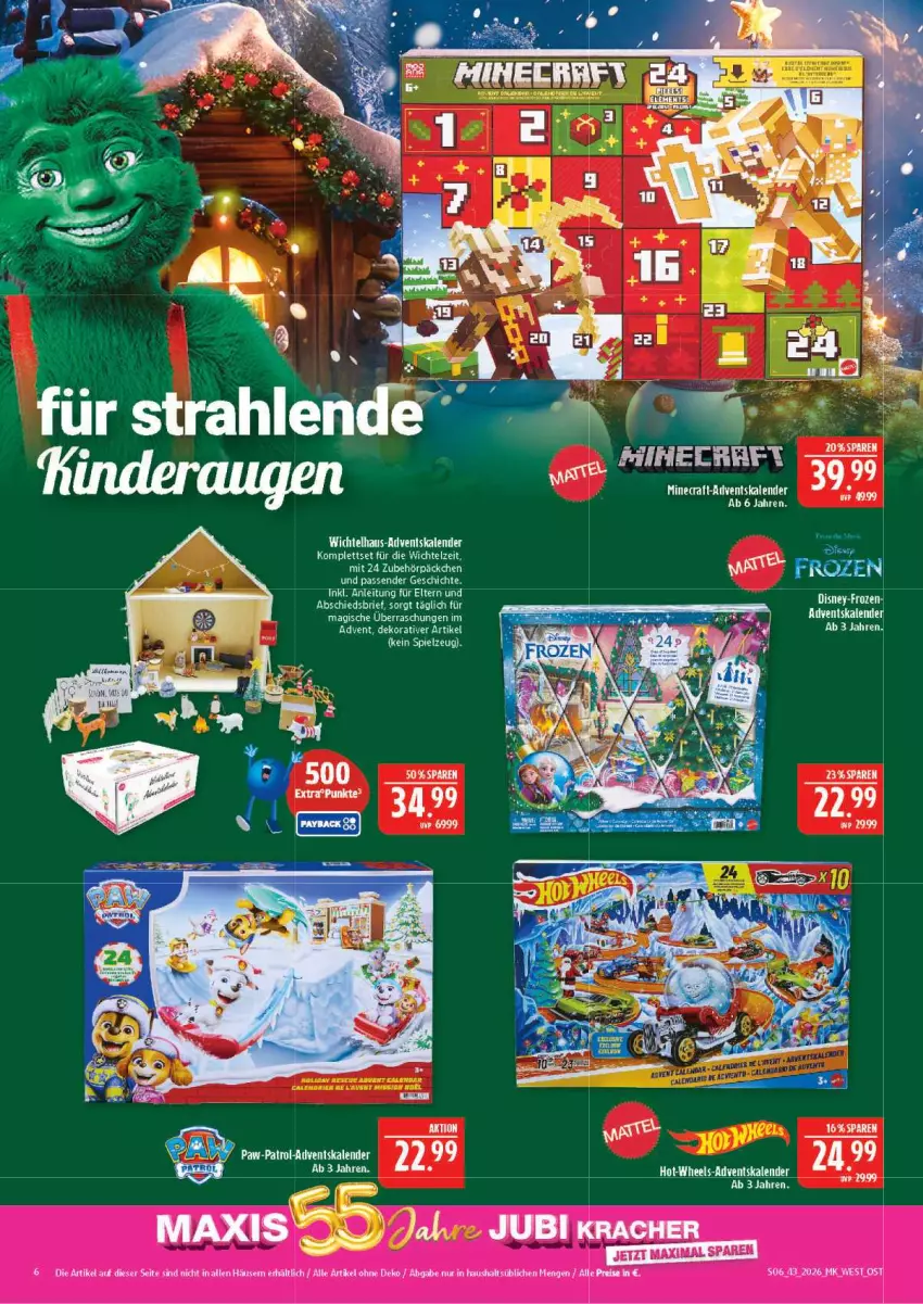 Aktueller Prospekt Marktkauf - Prospekt - von 18.10 bis 24.10.2026 - strona 6 - produkty: Adventskalender, eis, kracher, LG, reis, tee, Ti, Wichtel