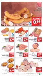 Gazetka promocyjna Marktkauf - Prospekt - Gazetka - ważna od 29.04 do 29.04.2023 - strona 11 - produkty: aufschnitt, bier, bierschinken, bockwurst, braun, eis, emmentaler, fleisch, frühstücksfleisch, gewürz, gyros, holsteiner, Käse, Landgrafenschinken, leberwurst, leine, Mantel, Mett, mettwurst, pfeffer, reis, saft, salami, salat, Salsa, sana, schinken, steiner, tee, Ti, wurst, ZTE, zwiebel