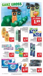 Gazetka promocyjna Marktkauf - Prospekt - Gazetka - ważna od 29.04 do 29.04.2023 - strona 23 - produkty: Adidas, Bad, bürste, creme, deka, duschbad, eis, elle, flasche, garnier, haarspray, küche, Küchen, küchentücher, lack, listerine, mundspülung, oder schaumfestiger, Odol, Odol-med 3, Reinigung, reis, sac, schaumfestiger, schwarzkop, schwarzkopf, shampoo, spülung, Taft, Tempo, Ti, toilettentücher, tücher, Wahre Schätze, zahnbürste, zahncreme, zewa, ZTE